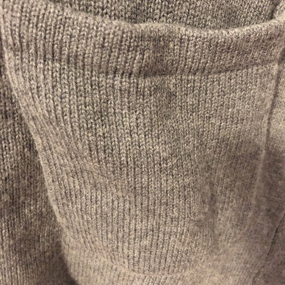 BCBG Maxazria Merino Wool Faux Leather Tunic Dress - Picture 3 of 4